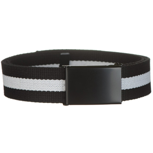 Canvas Web belt with stripes